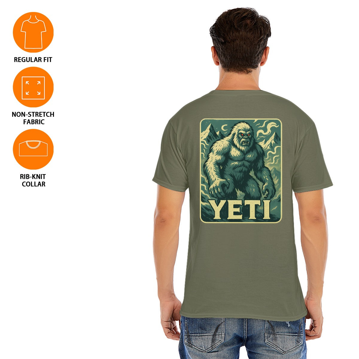 Chill With the Beast – Yeti Vibes Tee for the Bold & Brave