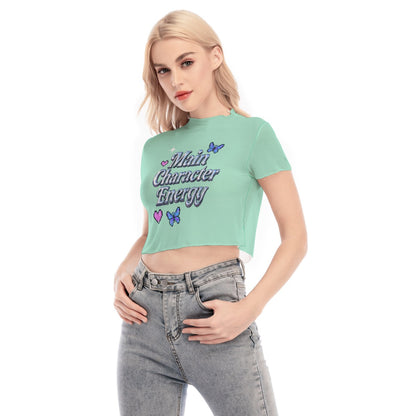 “Main Character Energy” Mesh Crop Top – Flirty, Fierce & Totally Unbothered 💅✨
