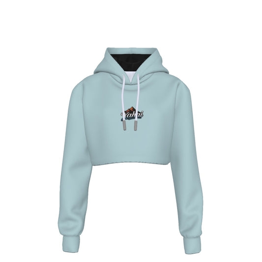 Bloom Where You Are Planted – Inspirational All-Over Print Women’s Crop Hoodie